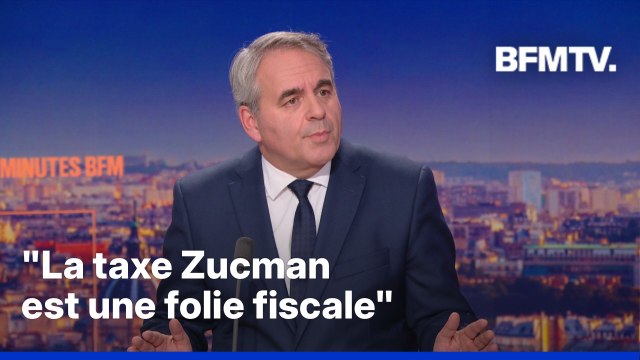 Taxe Zucman, Nicolas Sarkozy, élection présidentielle... l'interview de Xavier Bertrand en intégralité