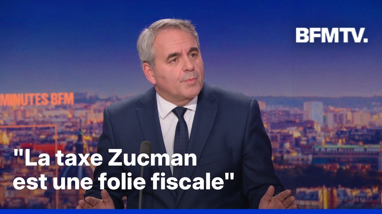 Taxe Zucman, Nicolas Sarkozy, élection présidentielle... l'interview de Xavier Bertrand en intégralité