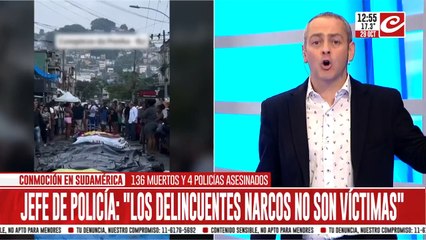 Río de Janeiro paralizado tras el megaoperativo