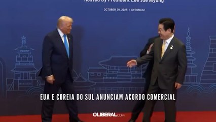 EUA e Coreia do Sul anunciam acordo comercial