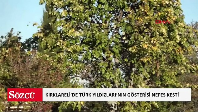 Kırklareli’de Türk Yıldızları’nın gösterisi nefes kesti