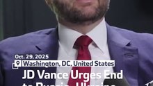JD Vance Urges End To Russia-Ukraine War