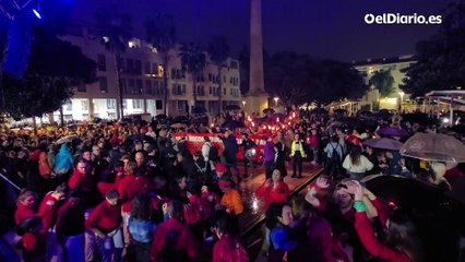Dos marchas confluyen en Benetússer pidiendo la dimisión de Mazón y en recuerdo de las víctimas un año después de la dana