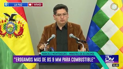 Ministro de Economía y Finanzas Públicas, Marcelo Montenegro