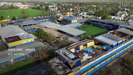Watch: Aerial View of Devastation Caused by Hurricane in Jamaica