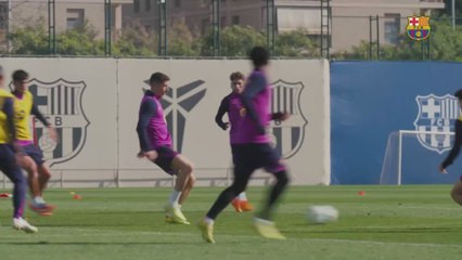 Entrenamiento del FC Barcelona