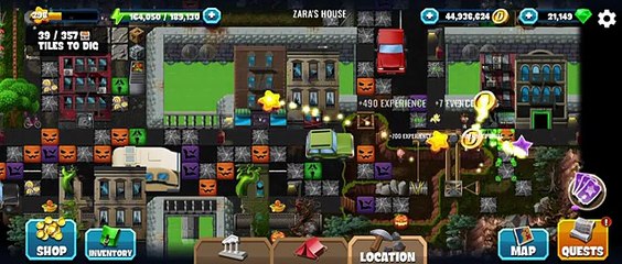 Diggy's Adventure, Zara's House, Halloween 2025, Tasks of the Story only.