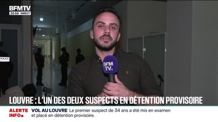 Casse du Louvre: l'un des deux suspects placé en détention provisoire