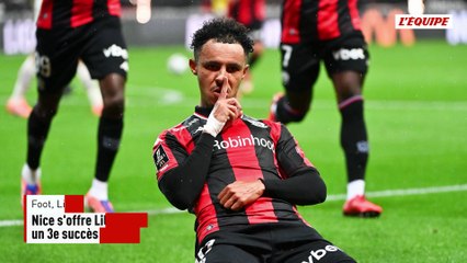 Nice s'offre Lille et enchaîne un 3e succès de rang en Ligue 1 - Foot - Ligue 1