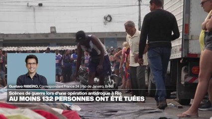 Opération antidrogue à Rio : le bilan dépasse les 130 morts, Lula "sidéré" par le nombre de victimes