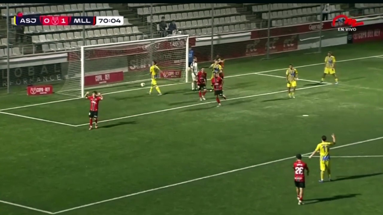 Copa del Rey: Segundo gol del Mallorca ante el Atlétic Sant Just