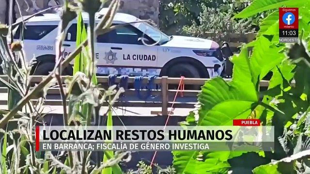 Hallan restos humanos en una barranca de la comunidad La Resurrección en Puebla