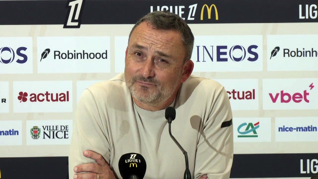 Franck Haise (Nice) à propos de Jonathan Clauss : « Les examens pratiqués ont montré que tout était très normal » - Foot - Ligue 1 - Nice
