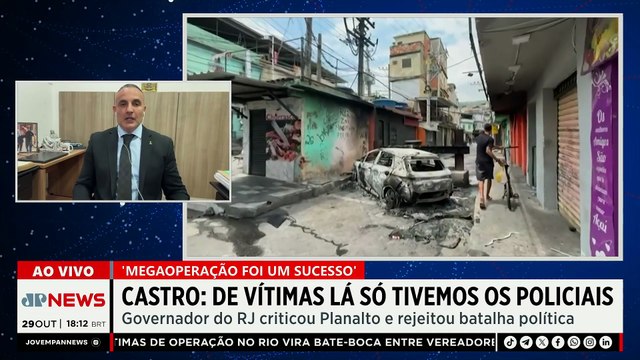 Cláudio Castro classifica megaoperação no RJ como ‘sucesso’ e responde críticas do governo Lula