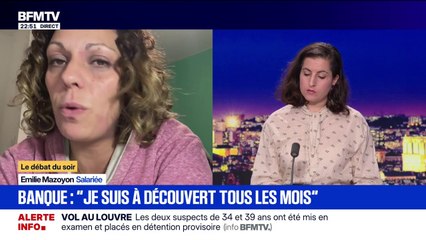 Découverts bancaires: "On va devoir demander une autorisation à notre banque pour pouvoir vivre", estime Emilie Mazoyon, salariée