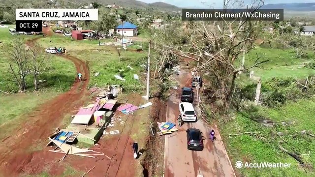 'Complete devastation:' Storm chaser describes the scene in Jamaica as the scope of Melissa's ...