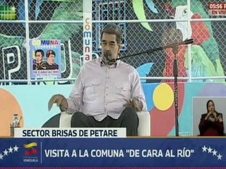 Presidente Maduro ordenó construir un mirador en la Comuna "De Cara al Río" en Petare