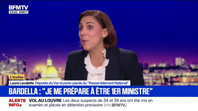 Laure Lavalette, porte-parole du RN souhaite une dissolution face à l'impasse institutionnelle