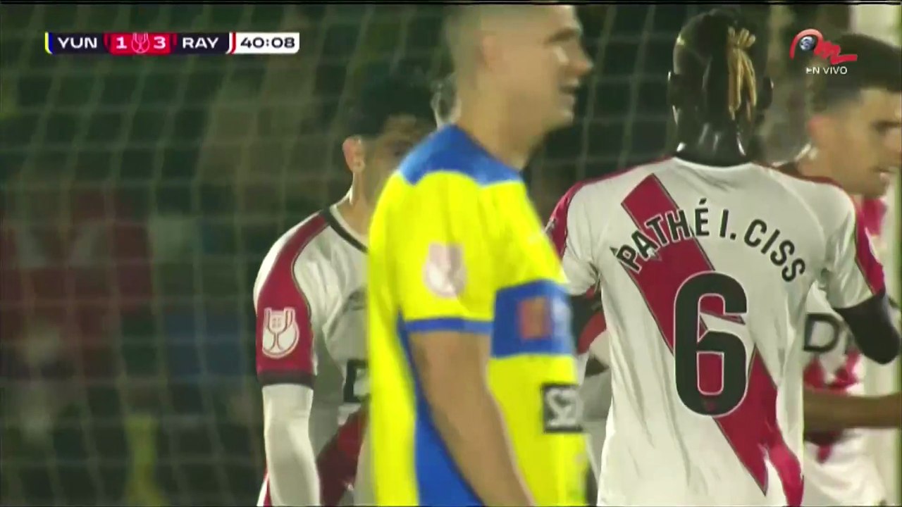 Copa del Rey: Tercer gol del Rayo Vallecano ante Yuncos