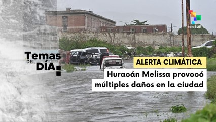 Cuba mantiene alerta meteorológica ante el paso del huracán Melissa