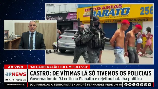 MEGAOPERAÇÃO NO RJ REGISTRA AO MENOS 115 ÓBITOS | OS PINGOS NOS IS - 29/10/25