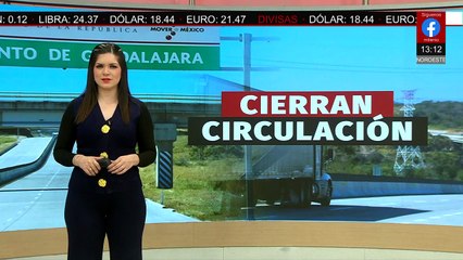Cierre total en la autopista México-Guadalajara tras un choque e incendio de un camión