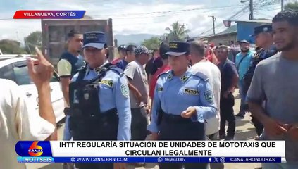 IHTT regularía situación de unidades de mototaxis que circulan ilegalmente