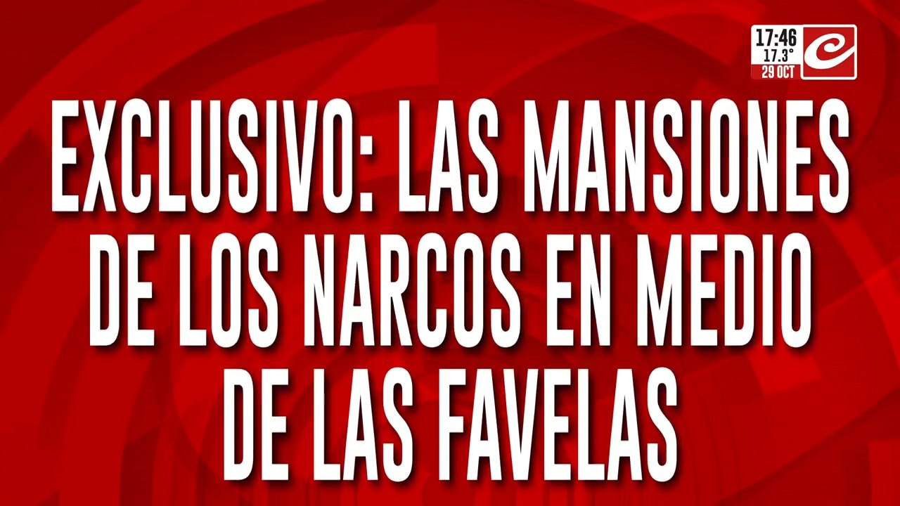Exclusivo: las mansiones de los narcos en medio de las favelas