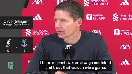 Glasner confident Palace can win anywhere after Anfield heroics