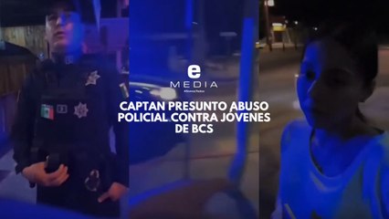 Presunto abuso policial contra dos jóvenes en BCS es grabado