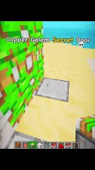 Minecraft Copper Golem Secret Door Moment