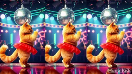 Funny dancing cat Aku Seorang Kapiten - Funny cat - Dancing cat - Cute cat - HANA KIDS