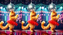 Funny dancing cat Aku Seorang Kapiten - Funny cat - Dancing cat - Cute cat - HANA KIDS