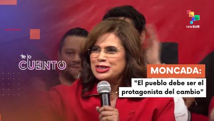 Candidata presidencial Rixi Moncada llamó a derrotar al bipartidismo