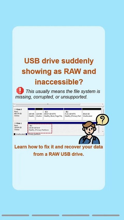 RAW USB Drive Recovery Made Easy [2025]