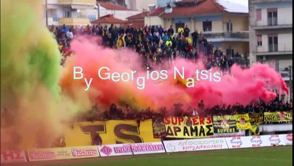 Δόξα Δράμας - Άρης Θεσσαλονίκης 1-0 (Είσοδος ομάδων)