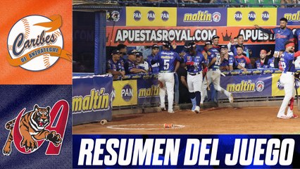 Resumen del juego entre Caribes de Anzoátegui y  Tigres de Aragua | 29 de octubre de 2025. 🔥