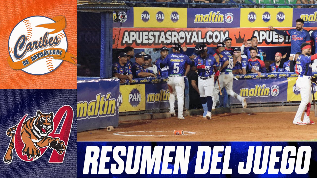 Resumen del juego entre Caribes de Anzoátegui y  Tigres de Aragua | 29 de octubre de 2025. 🔥
