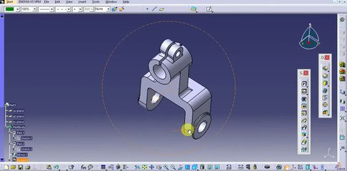 Advance part design in Catia V5 _2d to 3d design