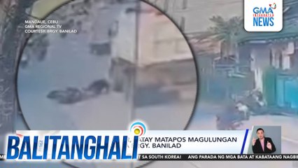 Motorcycle rider, patay matapos magulungan ng dump truck sa Brgy. Banilad | Balitanghali