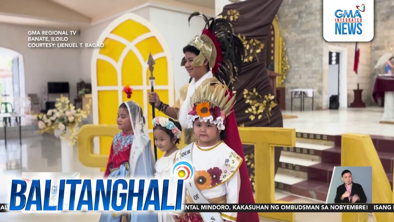 Parade of Saints ng mga kabataan, idinaos para...