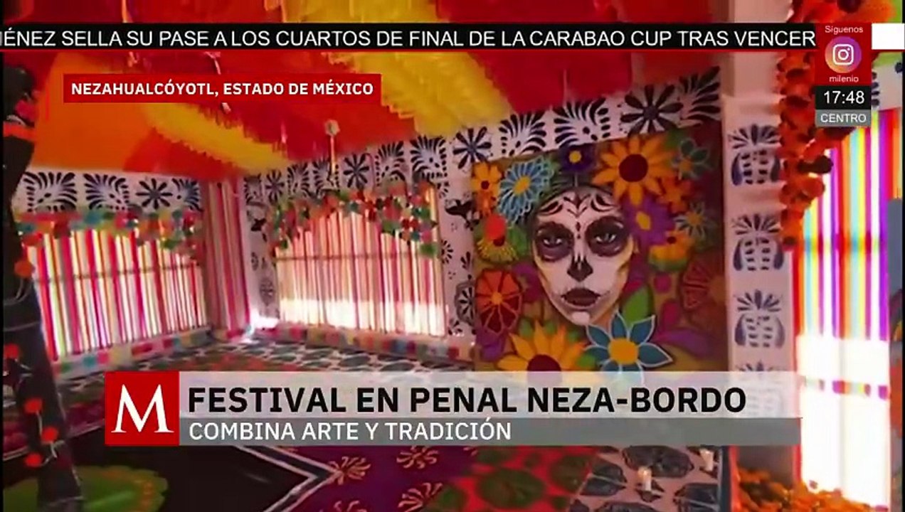 En el Edomex, celebran el festival Mictlán Neza-Bordo Fest dentro de un penal de Nezahualcóyotl