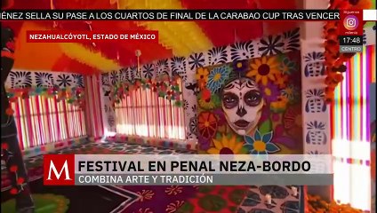 En el Edomex, celebran el festival Mictlán Neza-Bordo Fest dentro de un penal de Nezahualcóyotl