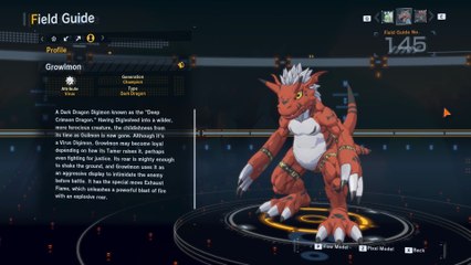 growlmon all digivolution/de-digivolution/profile Digimon Story Time Stranger