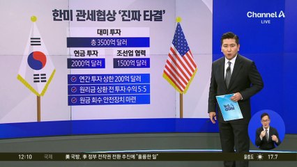 한미 관세협상 극적 타결…국내 산업계 ‘희비교차’