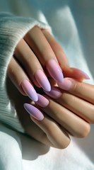 ✨ “Soft Pink to Lavender Ombre Nails – Dreamy Gradient Nail Art”