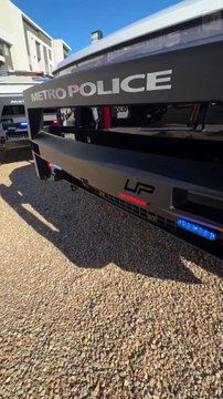 Cybertruck als Streifenwagen – Las Vegas dreht auf! #Tesla #EV #Cybertruck