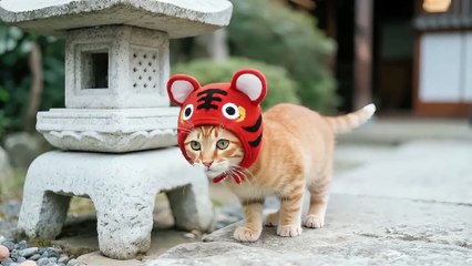 Silver Gradient Kitten’s First Hairball Scare! 😿 Thinks It’s Dying — Tiger-Hat Kitten Panics Searching 🐾💨