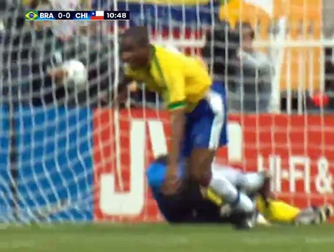 Copa do Mundo 1998 Brasil x Chile (1/8 finais) com Galvão Bueno (Globo)
