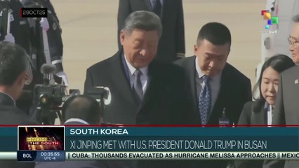 SOUTH KOREA l Xi Jinping met with U.S president Trump in Busan
